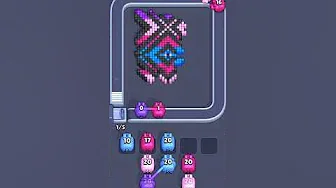 Pixel Flow Level 2357 grid layout and solution screenshot