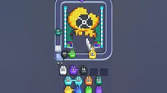 Pixel Flow Level 2370 grid layout and solution screenshot