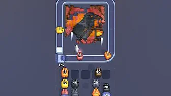 Pixel Flow Level 2392 grid layout and solution screenshot