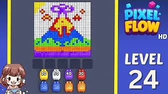 Pixel Flow Level 24 solution