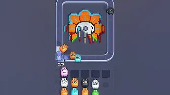 Pixel Flow Level 2415 grid layout and solution screenshot