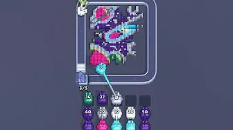 Pixel Flow Level 2416 grid layout and solution screenshot