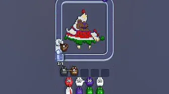 Pixel Flow Level 2420 grid layout and solution screenshot