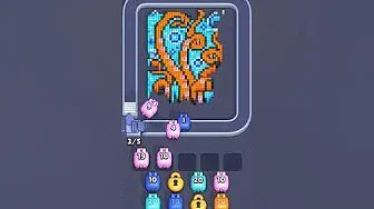 Pixel Flow Level 2437 grid layout and solution screenshot