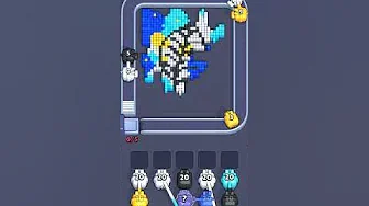 Pixel Flow Level 2446 grid layout and solution screenshot