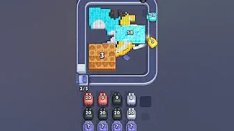 Pixel Flow Level 2455 grid layout and solution screenshot