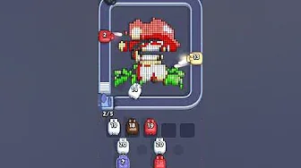 Pixel Flow Level 2456 grid layout and solution screenshot