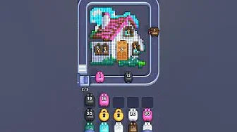 Pixel Flow Level 2470 grid layout and solution screenshot