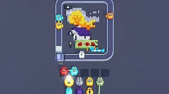 Pixel Flow Level 2477 grid layout and solution screenshot