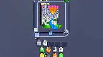 Pixel Flow Level 2481 grid layout and solution screenshot