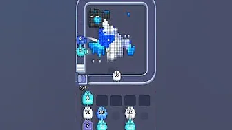 Pixel Flow Level 2493 grid layout and solution screenshot