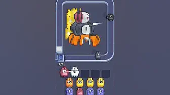 Pixel Flow Level 2495 grid layout and solution screenshot
