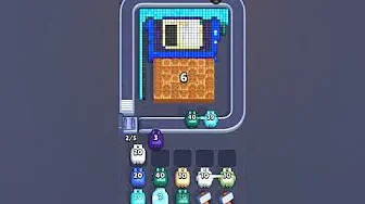 Pixel Flow Level 2496 grid layout and solution screenshot