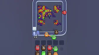 Pixel Flow Level 2502 grid layout and solution screenshot