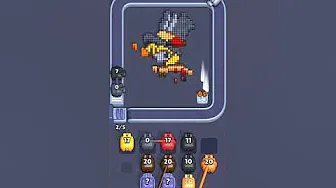 Pixel Flow Level 2505 grid layout and solution screenshot