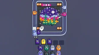 Pixel Flow Level 2514 grid layout and solution screenshot