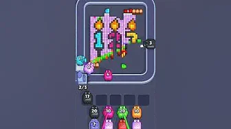 Pixel Flow Level 2516 grid layout and solution screenshot