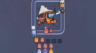 Pixel Flow Level 2519 grid layout and solution screenshot