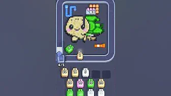 Pixel Flow Level 2520 grid layout and solution screenshot