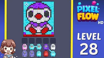 Pixel Flow Level 28 solution