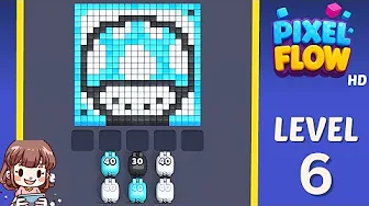 Pixel Flow Level 6 solution