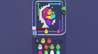 Pixel Flow Level 860 grid layout and solution screenshot