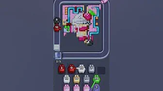 Pixel Flow Level 862 grid layout and solution screenshot