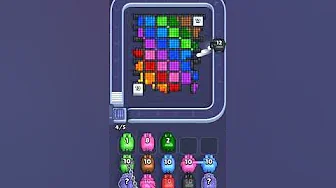 Pixel Flow Level 874 grid layout and solution screenshot