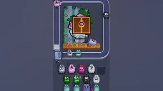 Pixel Flow Level 875 grid layout and solution screenshot