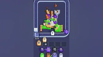 Pixel Flow Level 879 grid layout and solution screenshot
