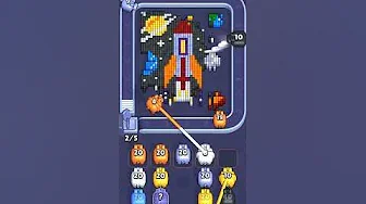 Pixel Flow Level 886 grid layout and solution screenshot