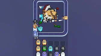 Pixel Flow Level 888 grid layout and solution screenshot