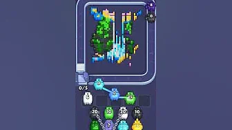 Pixel Flow Level 910 grid layout and solution screenshot