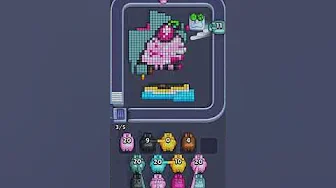 Pixel Flow Level 911 grid layout and solution screenshot
