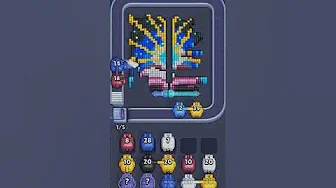 Pixel Flow Level 913 grid layout and solution screenshot
