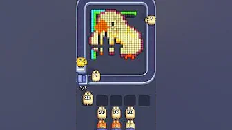 Pixel Flow Level 961 grid layout and solution screenshot
