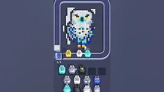 Pixel Flow Level 965 grid layout and solution screenshot