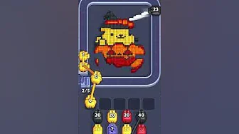 Pixel Flow Level 966 grid layout and solution screenshot