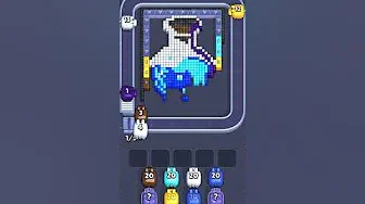 Pixel Flow Level 972 grid layout and solution screenshot