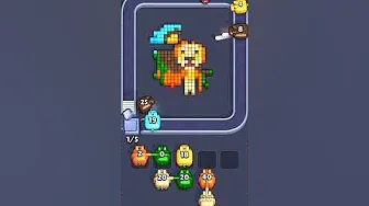 Pixel Flow Level 974 grid layout and solution screenshot
