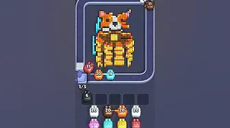 Pixel Flow Level 978 grid layout and solution screenshot