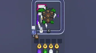 Pixel Flow Level 987 grid layout and solution screenshot